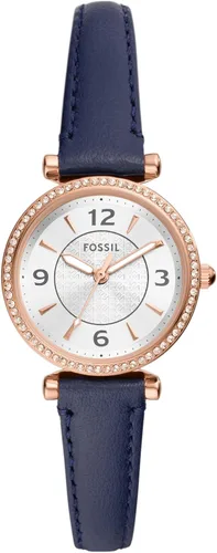 Vista 21 de Fossil Carlie - Reloj de cuarzo de acero inoxidable de tres manecillas para mujer