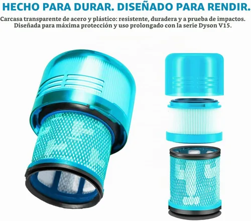 Vista 6 de Dyson V15 Filter, 3-Pack Premium HEPA Replacement Filters for Dyson V15 Dyson V15 Detect, Dyson V15 Submarine/Absolute, Dyson V15 Detect Filter, V11