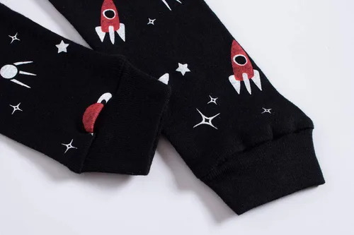 Vista 7 de Dolphin&Fish Pijama de algodón de manga larga para niños, ropa de dormir para niños pequeños