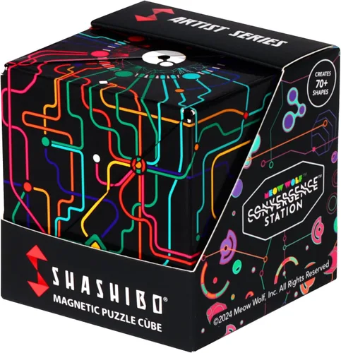 Vista 11 de Shashibo Juguete sensorial antiestrés para adultos y niños, juguete para aliviar el estrés para adultos, adolescentes y niños, juguetes geniales