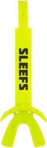 Vista 16 de SLEEFS X - Protector bucal de fútbol negro, protector bucal con correa para casco, boquilla protectora de labios/dientes, moldeable
