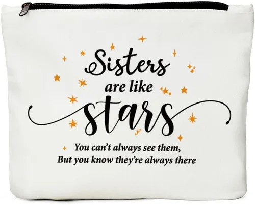 Vista 11 de JIUWEIHU Bolsa de maquillaje de playa para verano, kit esencial de supervivencia, bolsa de regalo inspirador para mujeres, varios temas, bolsas