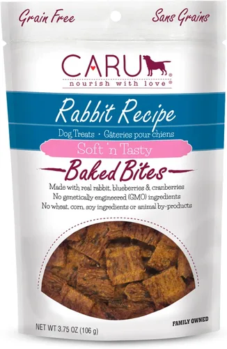 Vista 21 de Caru Soft 'n Tasty Baked Bites - Golosinas para perros, receta de cocodrilo, 3.5 onzas