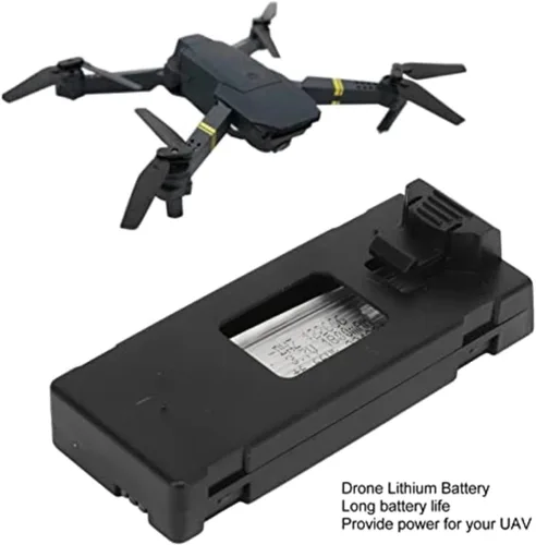 Vista 4 de Batería de litio para dron, batería de litio de 3.7 V 1800 mAh RC Drone para E88 E88PRO LsE525 E525 PRO, con cable de carga 5 en 1
