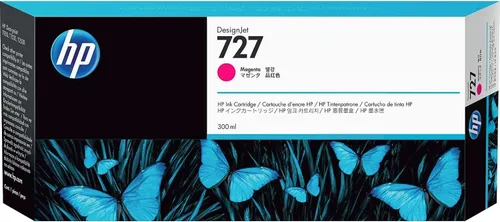 Vista 4 de HP 727 (F9J76A) - Cartucho de tinta original de 10.1 fl oz cian para DesignJet T920, T2500