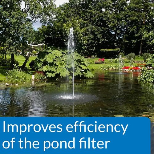 Vista 4 de API POND ACCU-CLEAR - Clarificador de agua para estanque de 1 galón Quickly Cleans Cloudy Pond Water - Treats Up To 19,200 Gallons - Safe for Pets