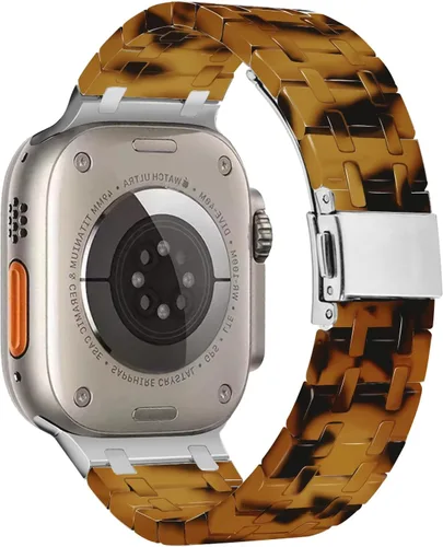 Vista 2 de Bands Compatible Apple Watch Ultra Band 42-49mm, Soft Silicone Waterproof Bands