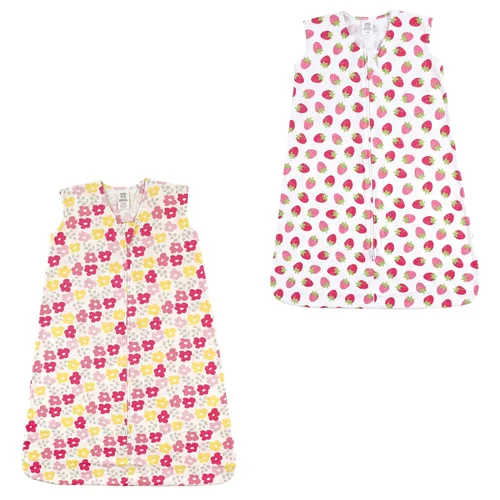 Vista 8 de Luvable Friends - Saco de dormir para bebé sin mangas, diseño unisex, Saco de dormir de algodón sin mangas, saco de dormir, manta, 0-6 meses