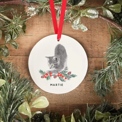 Vista 11 de Adornos de Navidad personalizados para perros, Adorno personalizado de perro boyero de Berna de Zmoicky, Adorno conmemorativo personalizado
