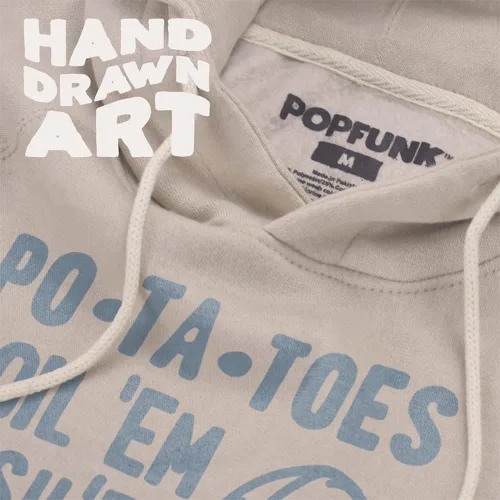 Vista 2 de Popfunk Lord of The Rings The Taters - Sudadera con capucha prémium ultra suave de triple mezcla