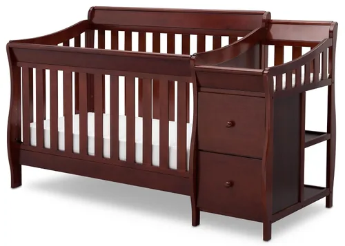 Vista 2 de Delta Children - Kit de conversión de tamaño completo para cuna convertible Bentley de Delta Children - Riel de madera maciza #0050 - Barandilla