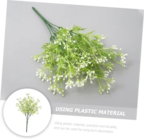 Vista 5 de IMIKEYA Rtificial decoración de plantas simuladas conjunto 4pcs vegetación falsa para decoración casera para fiesta