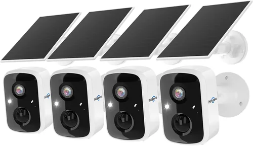 Vista 9 de Hiseeu 4MP Solar Security Cameras Wireless Outdoor, 2.4G/5G Home WiFi
