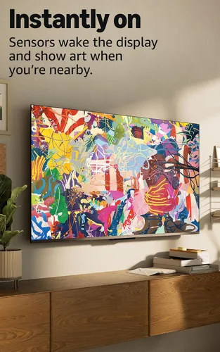 Vista 5 de Amazon Ember Serie 4 de 55" (modelo más reciente) con barra de sonido Fire TV plus