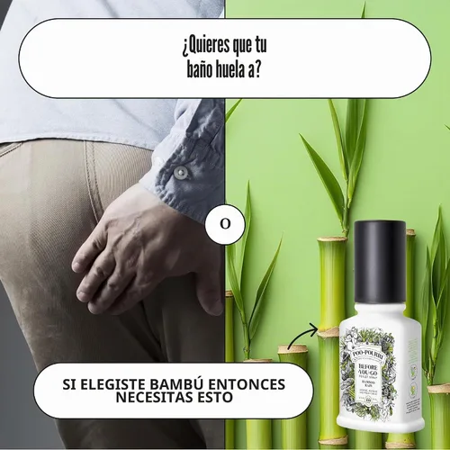Vista 8 de Poo-Pourri Before-You-Go - Aerosol para inodoro, Bamboo Rain, 2 onzas líquidas, hasta 100 usos, desodorante para baño con aceites esenciales