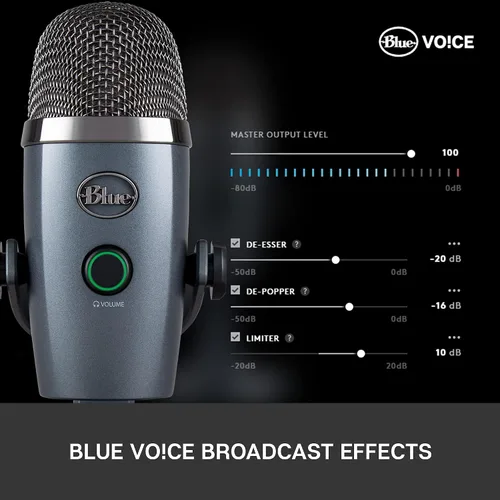 Vista 11 de Logitech for Creators Blue Yeti Nano - Micrófono USB para juegos, transmisión, podcasting, Twitch, YouTube, Discord, grabación para PC y Mac, Plug &