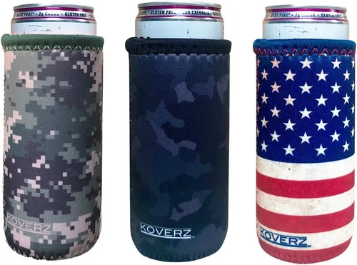 Vista 86 de Funda de neopreno para botella de agua Koverz, funda de neopreno, se ajusta a botellas de agua de 24-30 oz, lavable y reutilizable, tamaño grande