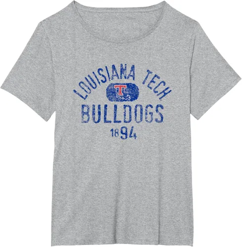 Vista 25 de Louisiana Tech Bulldogs Vintage 1894 - Camiseta con licencia