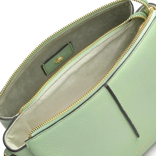 Vista 3 de RADLEY London Hillgate Place - Cadena - Bandolera pequeña con cremallera, Higo Verde