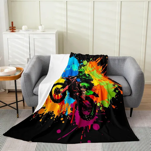Vista 29 de Erosebridal Manta Rústica de Vaca para Cama de Bebé 30x40, Manta Retro de Cuero de Vaca para Niños, Niños y Niñas, Manta de Franela de Vaca
