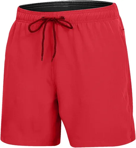 Vista 5 de Traje de baño para hombre, para gimnasio, atletismo, entrenamiento, correr, deportes, golf, descanso, ropa casual de verano y playa