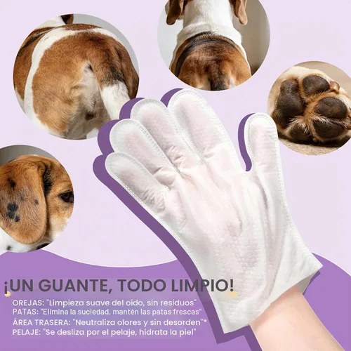 Vista 3 de IMMHABI - Toallitas hipoalergénicas para perros y gatos, 50