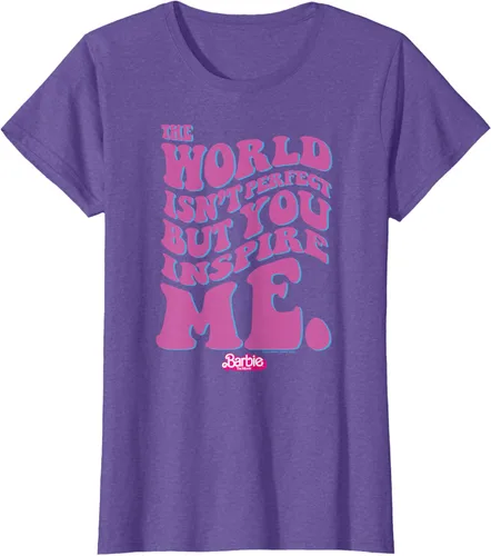 Vista 21 de Barbie Camiseta The Movie - You Inspire Me, Negro