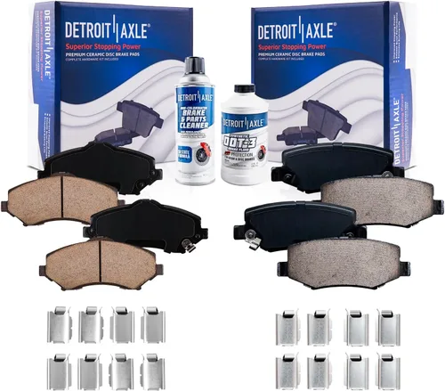 Vista 38 de Detroit Axle - Pastillas de freno para Avalanche Express Suburban Savana Yukon XL 1500 Chevy Tahoe GMC Cadillac Escalade, Pastillas de freno