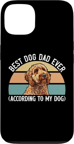 Vista 7 de Best Dog Dad Ever According to My Goldendoodle Funny Doodle Case for iPhone 17