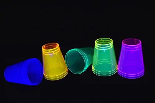 Vista 4 de DirectGlow - Vasos de chupito para fiestas (50 unidades, surtido)