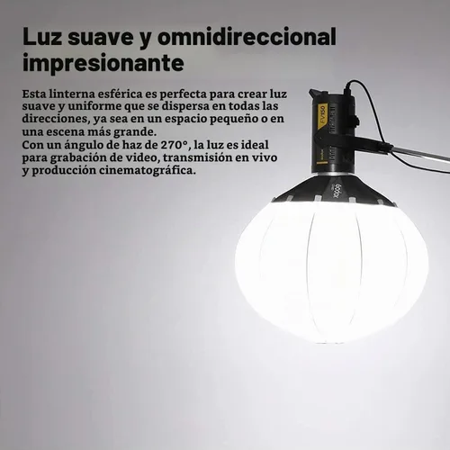 Vista 3 de Godox CS-65D - Caja de luz de linterna, de instalación rápida de 65cm