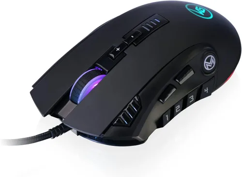 Vista 5 de IOGEAR Ratón para juegos MMO de 12 botones -GME680