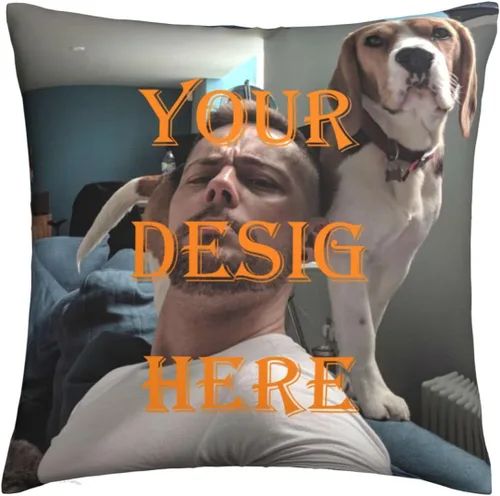 Vista 11 de FCQIANKM Funda de almohada personalizada, funda de almohada con foto personalizada con texto de imagen, funda de almohada personalizada, regalos