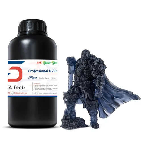 Vista 11 de Siraya Tech Resina de impresora 3D rápida similar a ABS de 405 nm, curado UV, no frágil, alta precisión, líquido de impresión 3D, resina de Cremoso
