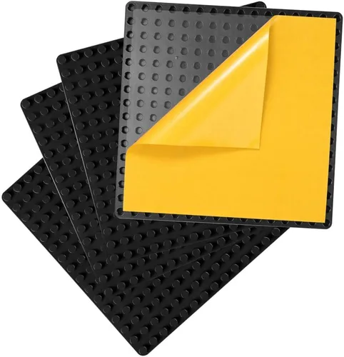 Vista 8 de MIMAX Placas base autoadhesivas compatibles con DUPLO, placa base para despegar y pegar para mesa de juego o pared de bricolaje, paquete de 4