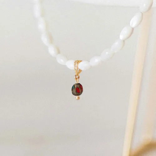 Vista 8 de SUPVOX Nepal - Cuentas de Buda hechas a mano, 10 cuentas espaciadoras para hacer joyas, cuentas de metal para pulseras, collares y proyectos