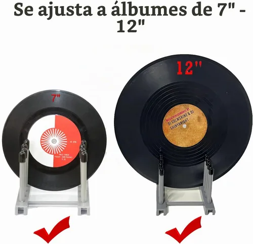 Vista 4 de Soporte para almacenamiento de discos de vinilo, soporte de exhibición de CD, estante de secado de dispositivos de limpieza, estante