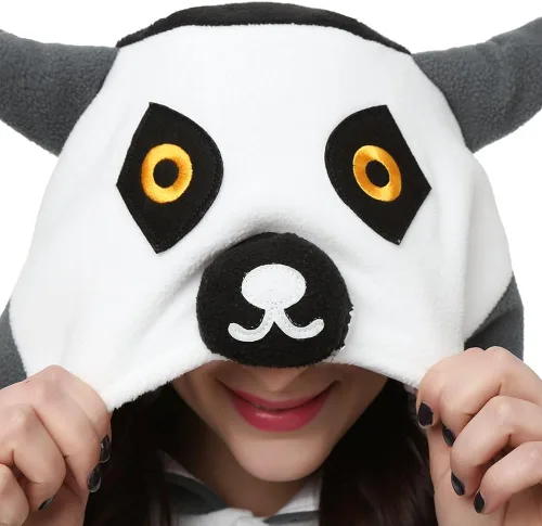 Vista 3 de Unisex Adult Onesie Animal Pajamas One-Piece Cosplay Costume Women Man Halloween Christmas