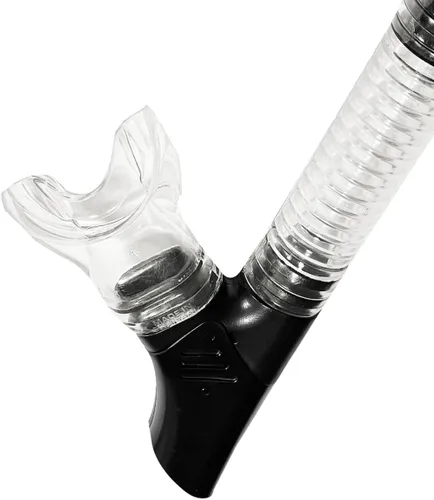 Vista 6 de Tilos Orion Dry Snorkel - Equipo de esnórquel impermeable de alta calidad con boquilla cómoda y válvula de purga fácil