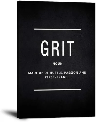 Vista 76 de Arte de pared motivacional Zero Talent Required - Póster de 10 claves del éxito, impresiones con citas positivas, decoración inspiradora de pared