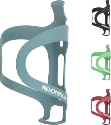 Vista 9 de ROCKBROS Portabidón para botella de agua para bicicleta, color negro