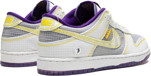 Vista 3 de Nike Dunk Low DJ9649 500 Union Passport Pack Court Purple - Talla 11, GrisPúrpuraAmarillo, 11