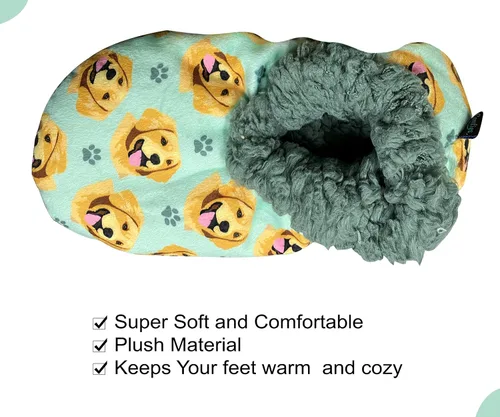 Vista 3 de Chihuahua Pantuflas súper suaves para mujer, talla única, acogedoras pantuflas de casa, parte inferior antideslizante, perfectas para regalos