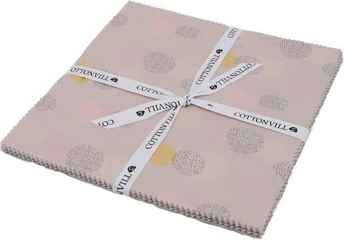 Vista 12 de COTTONVILL Our Story - Tela de acolchado con estampado de algodón de 20 unidades (1 yarda, 04-pavimento-blanco)