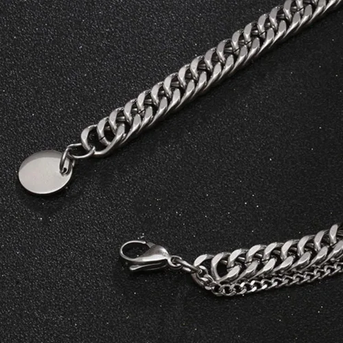 Vista 6 de LifeWorld Cross Necklace for Men, Silver Mens Cross Necklaces,Stainless Steel Cross Pendant Necklace Jewelry Gifts Simple Chain Necklace for Men Boys