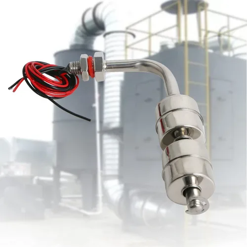 Vista 19 de Aopin Interruptor de sensor de nivel de agua de acero inoxidable, sensor de nivel de líquido, controlador de flotador de bola de plástico para bomba