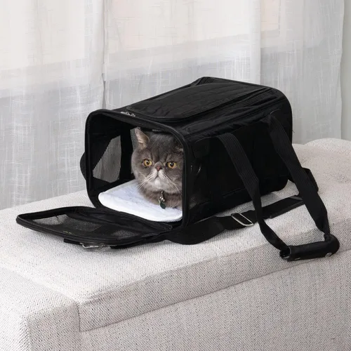 Vista 2 de Sherpa transportadoras para mascotas de lujo, Original, negro, S, Negro original