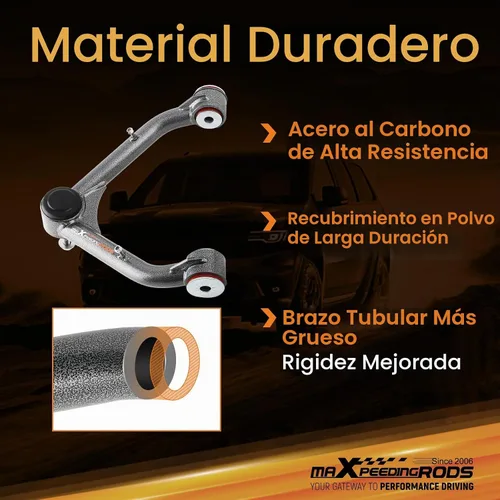 Vista 2 de maXpeedingrods Brazo de control superior elevado de 2-4 pulgadas para Chevy Silverado/GMC Sierra 1500 1999-2006