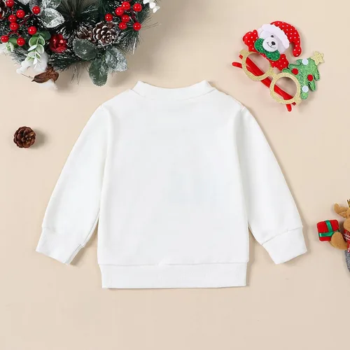 Vista 2 de SHUING Mommy and Me Christmas Family - Sudadera de manga larga con estampado "Merry Mama