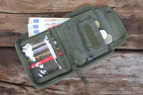 Vista 3 de Brandit Monedero para hombre verde oliva